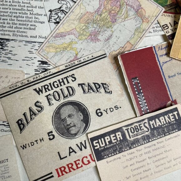 Junk Journal Ephemera Pack 25 Pieces Fun Bedtime Stories mq Vintage Reproduction - Picture 4 of 16